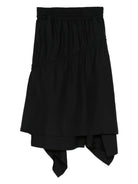 ASYMMETRICAL MIDI SKIRT IN TWILL Y-3 BLACK XS