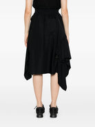 ASYMMETRICAL MIDI SKIRT IN TWILL Y-3