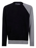 "Y-3 LOGO KNIT CREW" Y-3 BLACK S