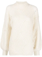 WHITE SILK KNITWEAR Agnona WHITE XS