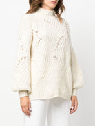 WHITE SILK KNITWEAR Agnona