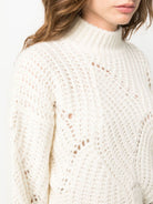 WHITE SILK KNITWEAR Agnona