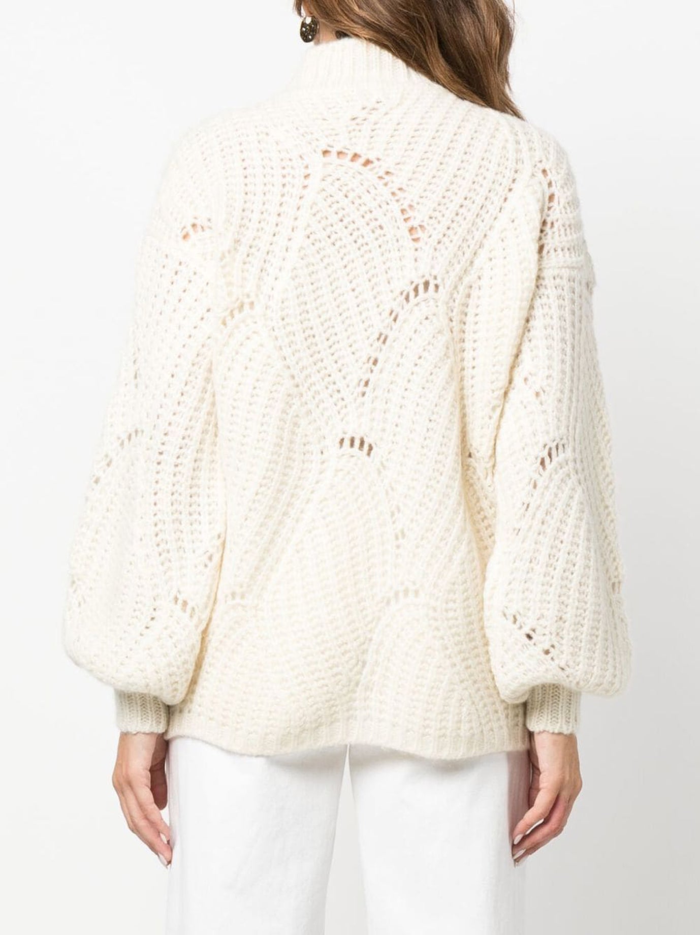 WHITE SILK KNITWEAR Agnona