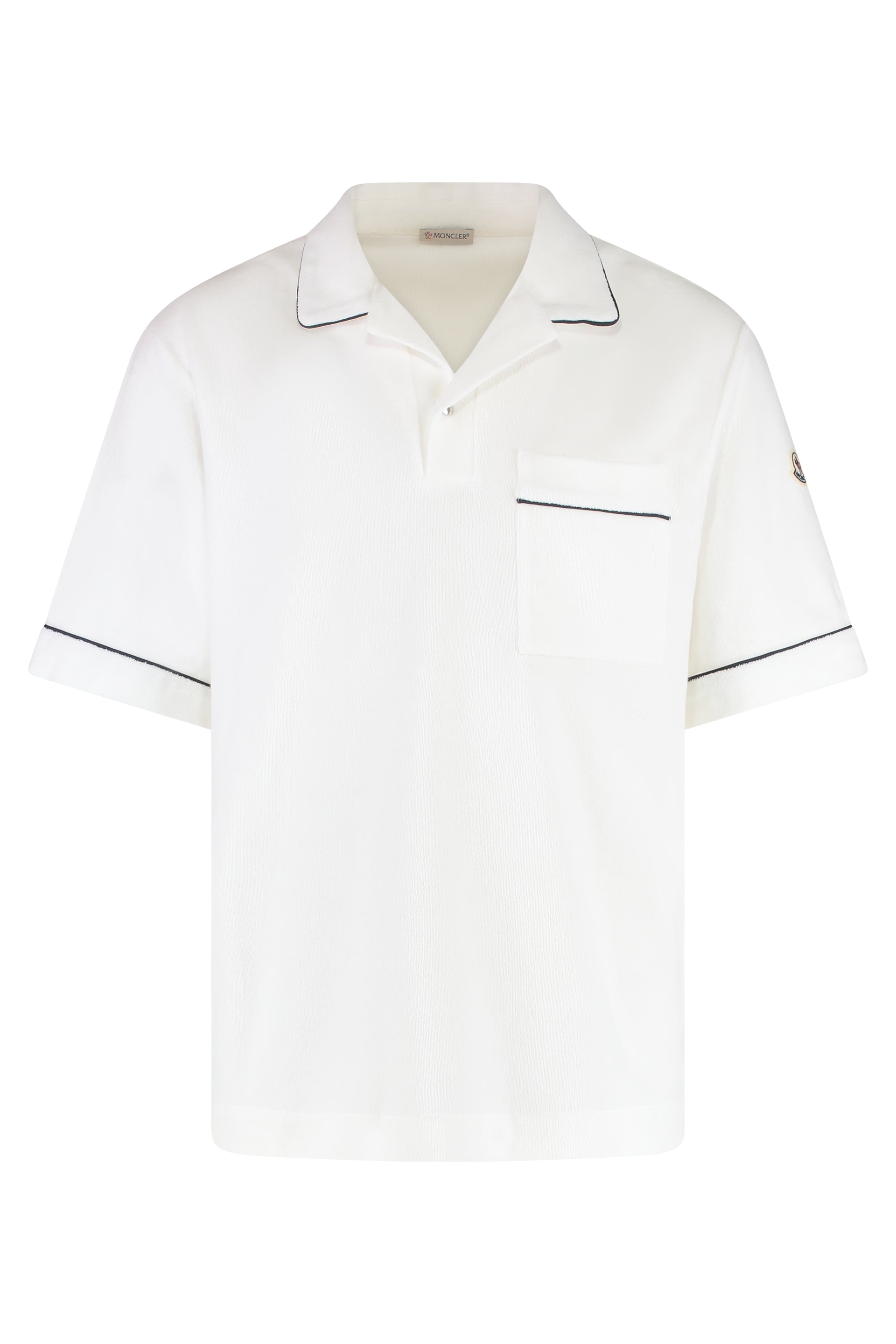 TOWELLING POLO SHIRT Moncler White L