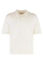 SHORT SLEEVE POLO SHIRT Moncler panna L