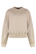COTTON CREW-NECK SWEATSHIRT Moncler Beige M