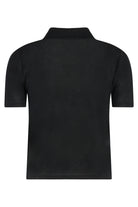KNITTED COTTON BLEND POLO SHIRT Moncler