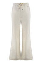 COTTON TRACK-PANTS MONCLER GRENOBLE grey XS