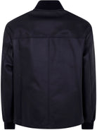 LEATHER PATCH POCKET BOMBER JACKET DESA