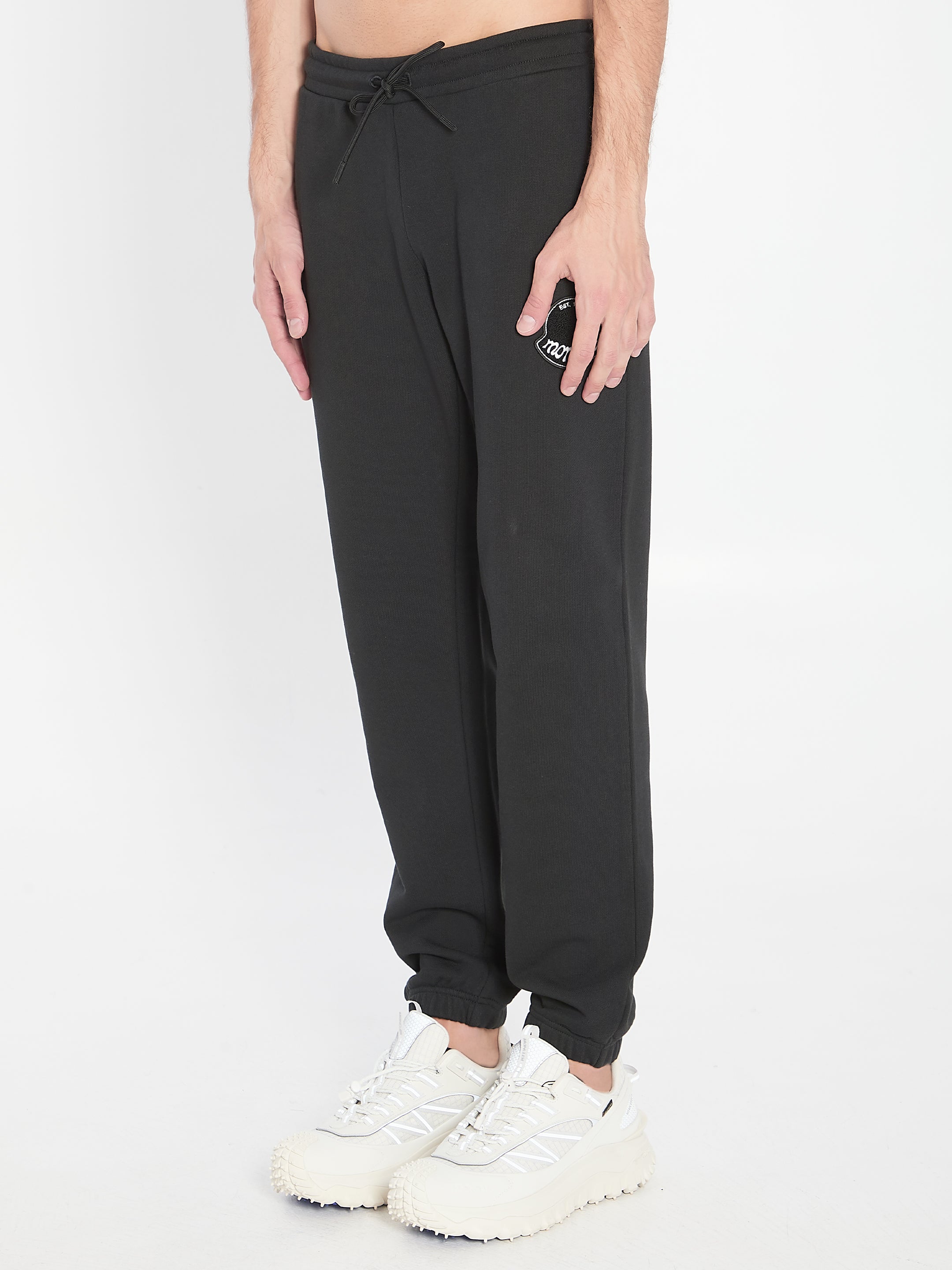 LOGO DETAIL COTTON TRACK-PANTS Moncler
