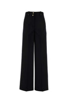 BLACK POLYESTER BLEND PALAZZO PANT Moncler BLACK 38