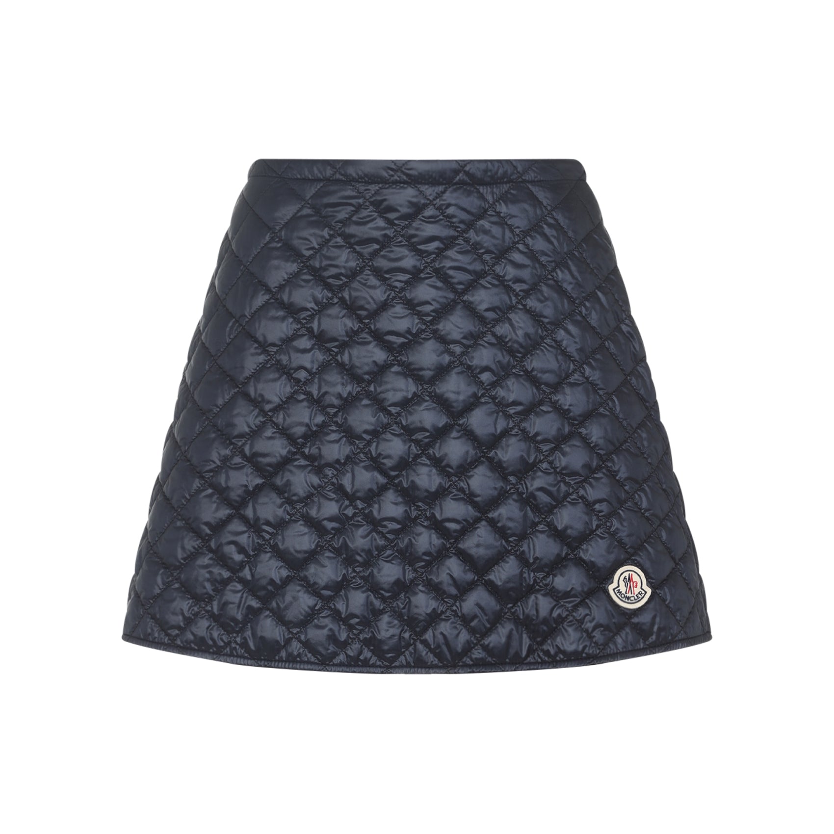 MIDNIGHT BLUE NYLON MINI SKIRT Moncler BLUE 40