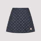 MIDNIGHT BLUE NYLON MINI SKIRT Moncler