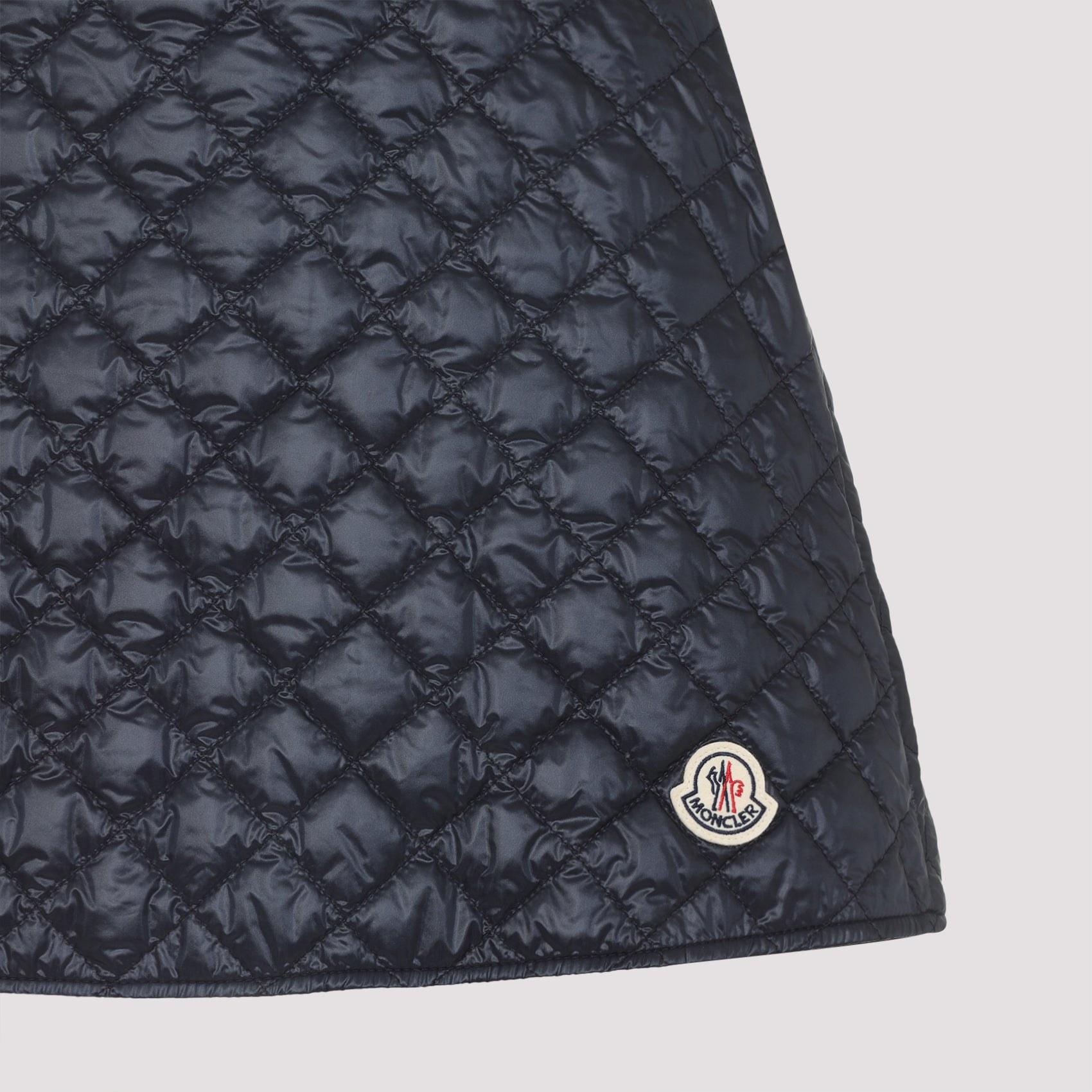 MIDNIGHT BLUE NYLON MINI SKIRT Moncler
