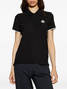 LOGO PATCH COTTON PIQUÉ POLO SHIRT Moncler