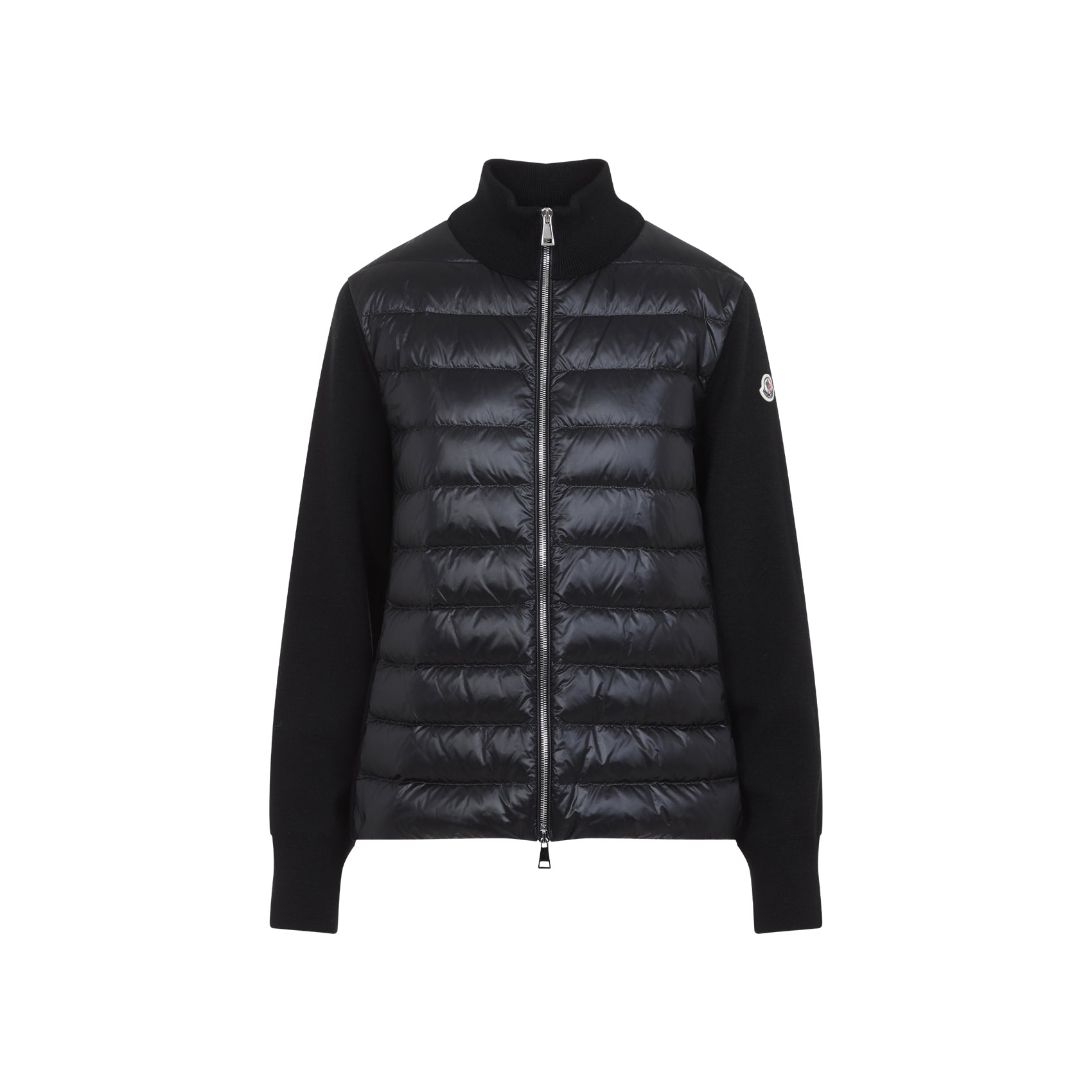 PUFFER JACKET WITH PANELS Moncler BLACK XS