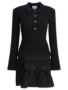 FLARED DRESS Ganni BLACK S