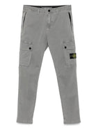 CARGO TROUSERS WITH PATCH POCKETS Stone Island CEMENT GRAY 33