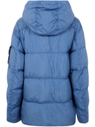 "GARMENT DYED CRINKLE REPS NY" RECYCLED NYLON SHORT PARKA Stone Island