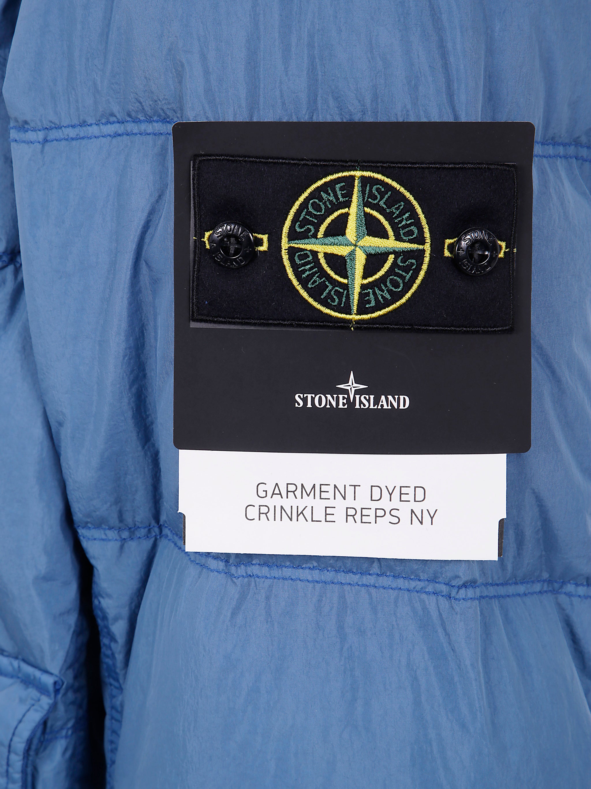 "GARMENT DYED CRINKLE REPS NY" RECYCLED NYLON SHORT PARKA Stone Island