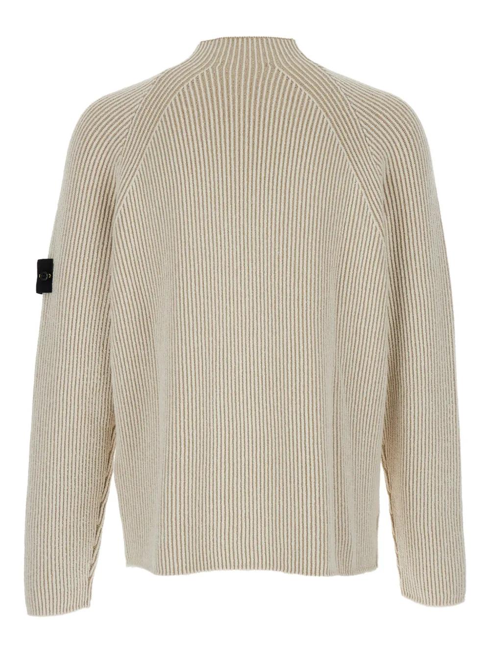 RIBBED SWEATER WITH HIGH NECK Stone Island