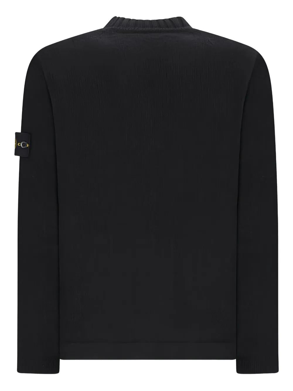 CREW NECK SWEATER WITH BRUSHED TEXTURE. Stone Island