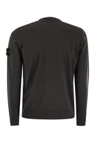 CREW NECK SWEATER WITH COMPASS BADGE Stone Island