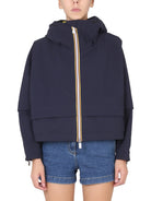WINDBREAKER WITH LOGO K-Way BLUE 8