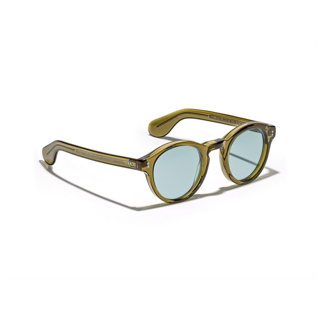 Moscot Originals Keppe Sun Olive Brown Blue (1509-23) MOSCOT Brown 48