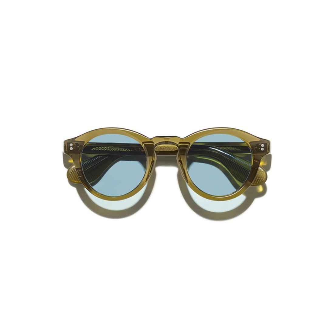 Moscot Originals Keppe Sun Olive Brown Blue (1509-23) MOSCOT