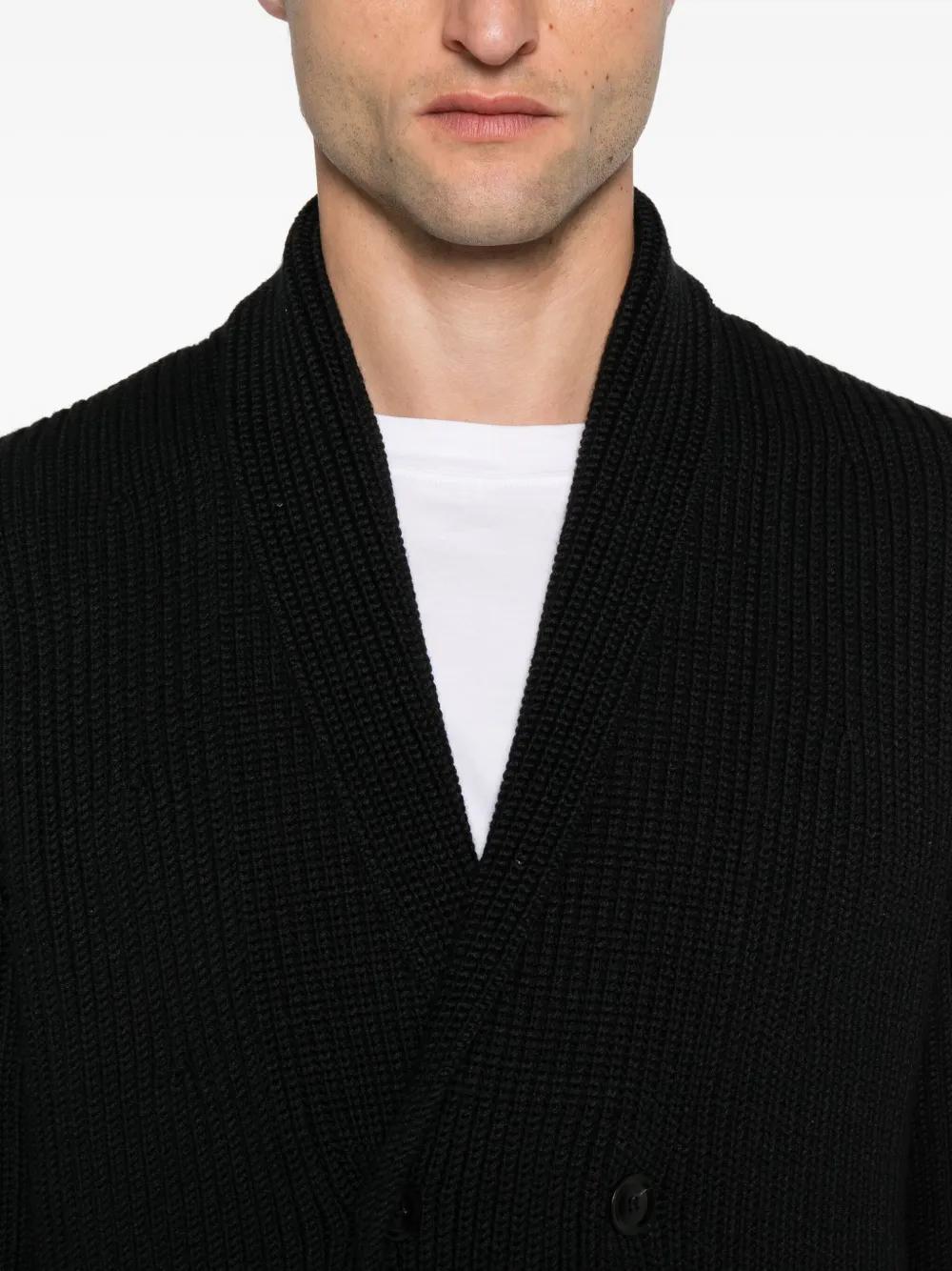 DOUBLE-BREASTED RIBBED KNIT CARDIGAN Tom Ford