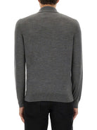 GREY WOOL POLO SHIRTS Tom Ford