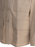 BEIGE SILK JACKET KAPTAIN SUNSHINE