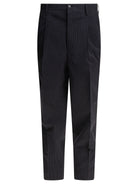 BLUE SILK TROUSERS KAPTAIN SUNSHINE BLUE 36