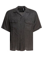 BLACK CUPRO SHIRT KAPTAIN SUNSHINE BLACK 42