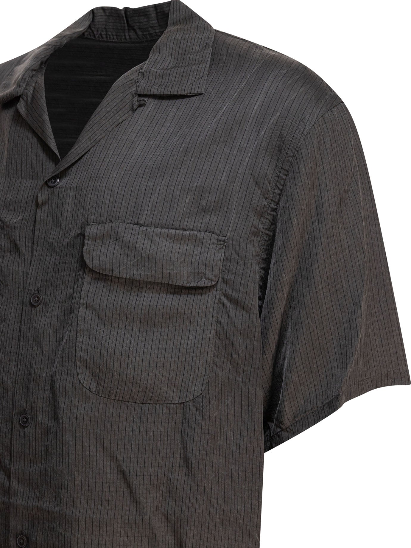 BLACK CUPRO SHIRT KAPTAIN SUNSHINE
