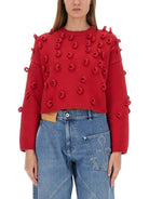 LOOP CROPPED JERSEY Jw Anderson RED S