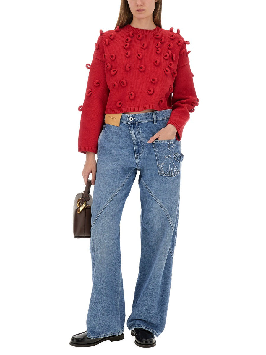 LOOP CROPPED JERSEY Jw Anderson