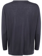 LONG SLEEVE V-NECK EXTRAFINE SWEATER Drumohr