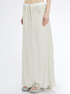 VISCOSE AND LINEN SKIRT Masnada