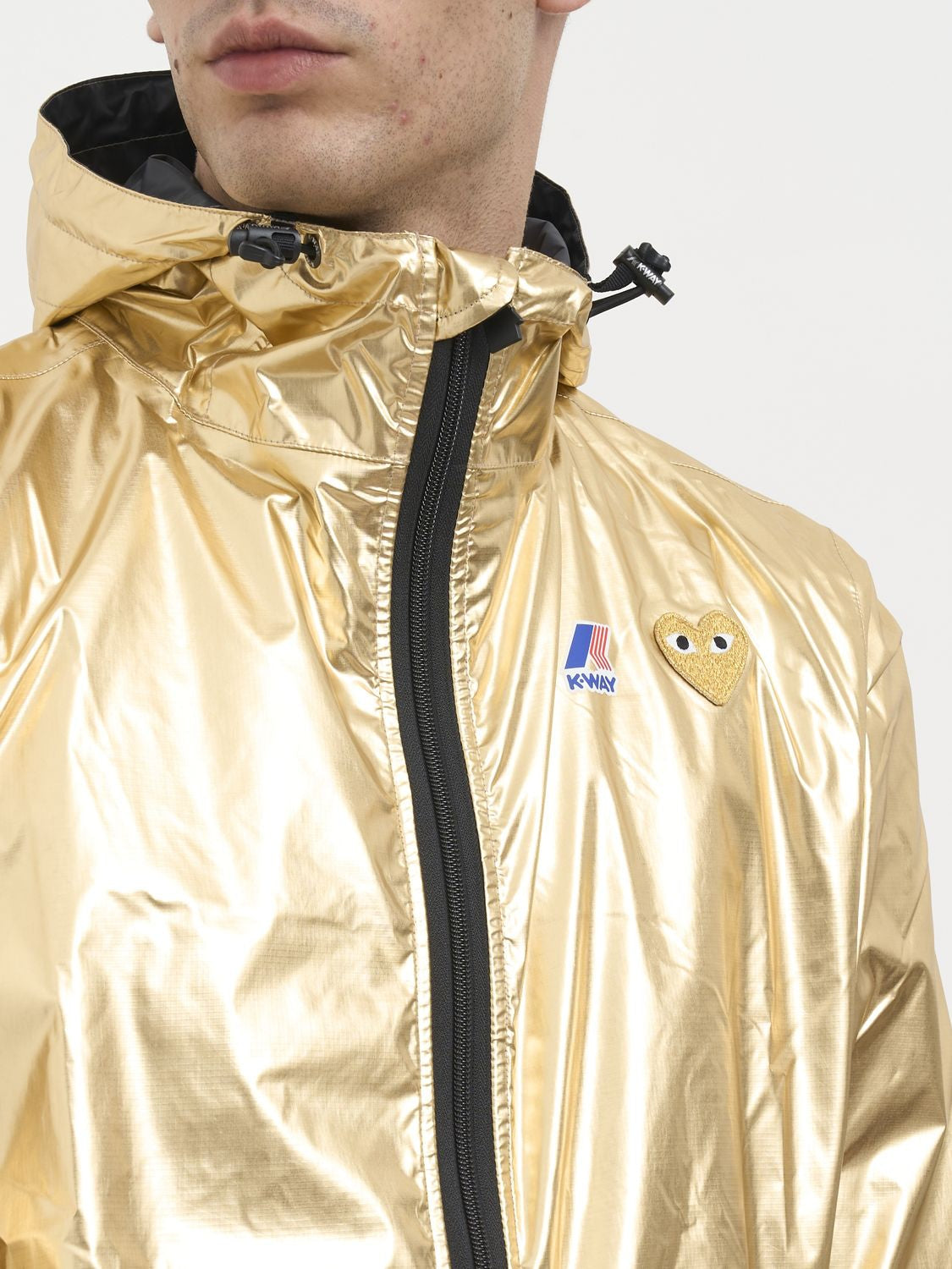 CDG X K-WAY HOODED JACKET COMME DES GARÇONS PLAY