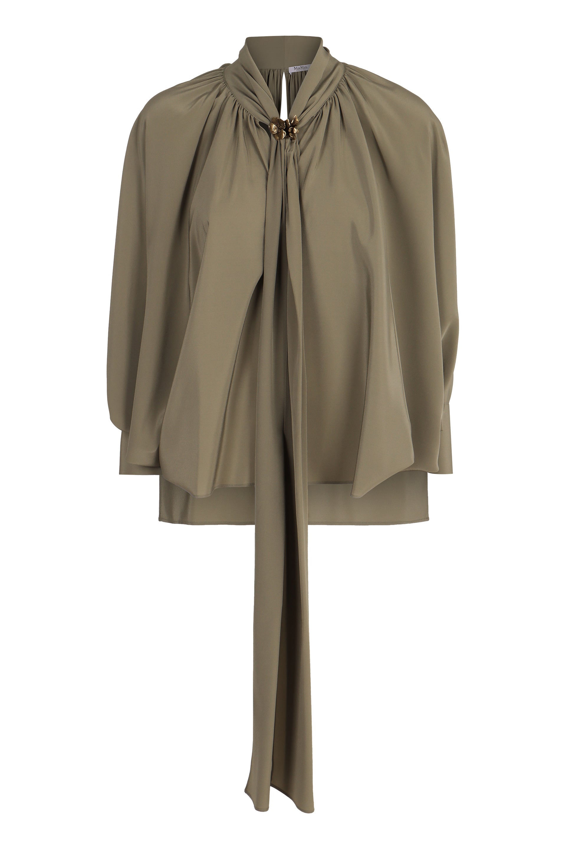 LEONIDA SILK BLOUSE Max Mara green 42