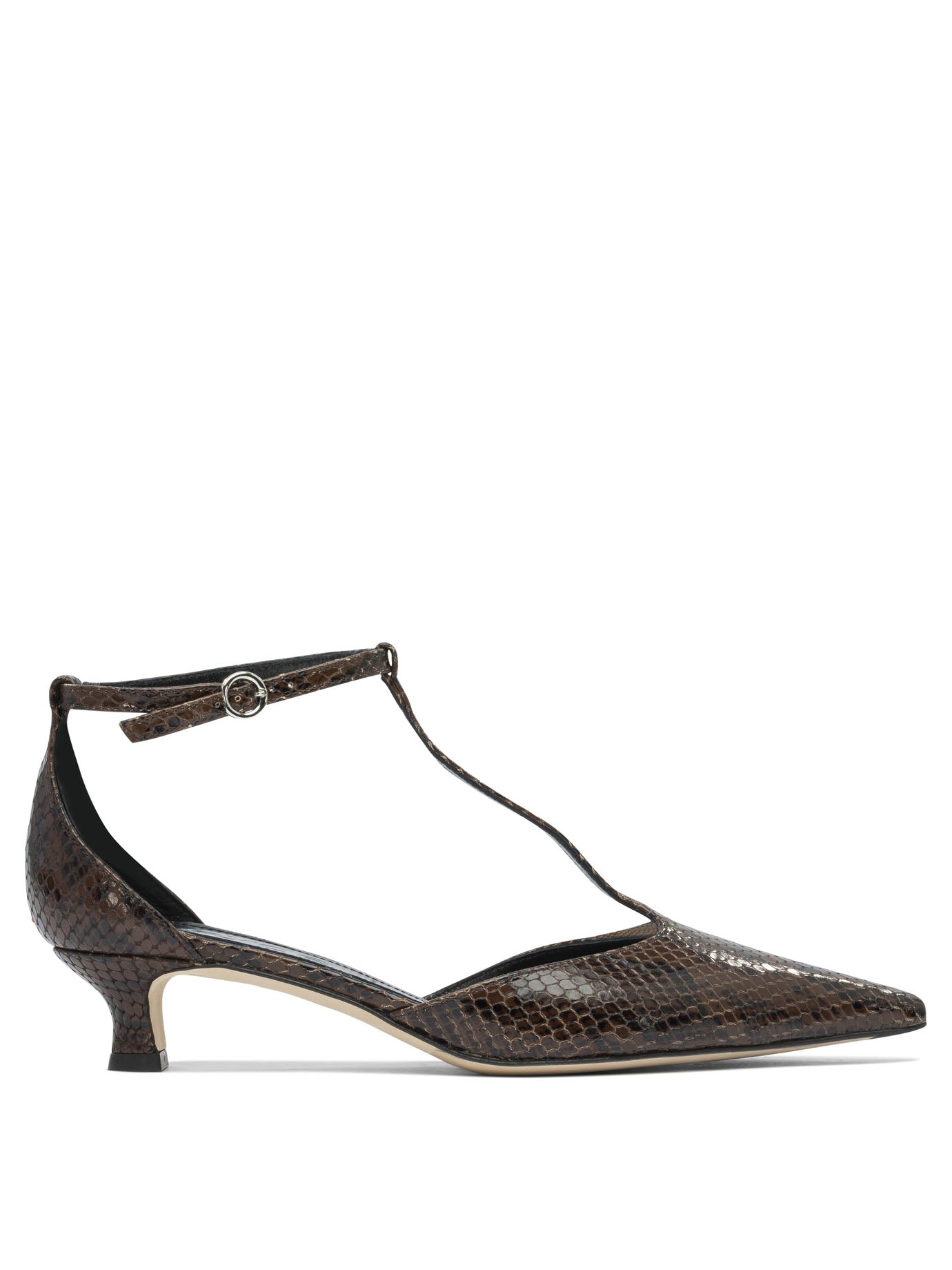 BROWN RUBBER HEELED SHOES Aeyde BROWN 36