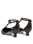 BROWN RUBBER HEELED SHOES Aeyde