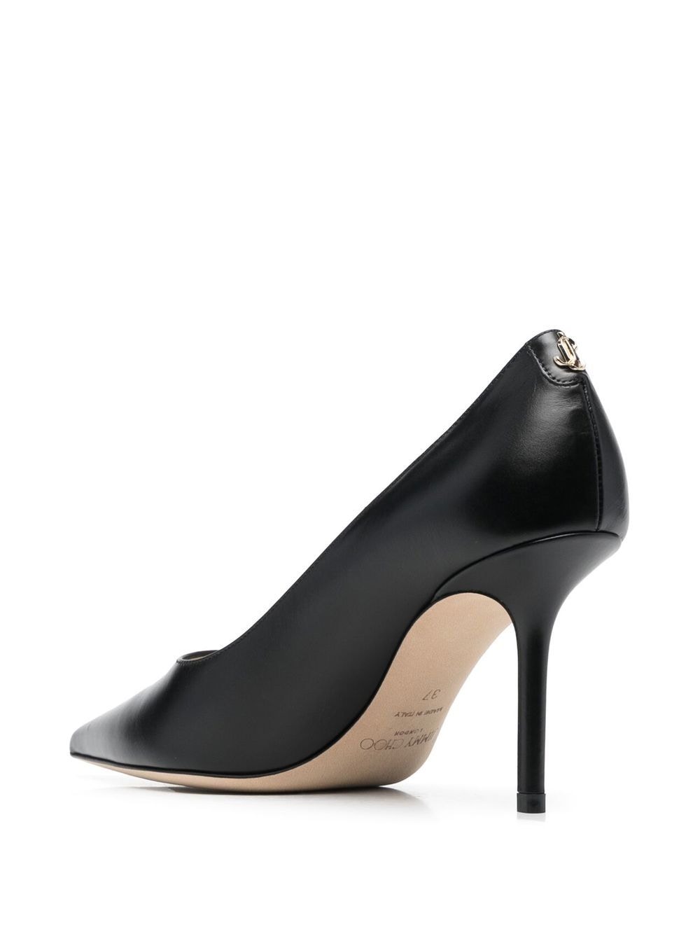 BLACK CALF HEELED SHOES Jimmy Choo