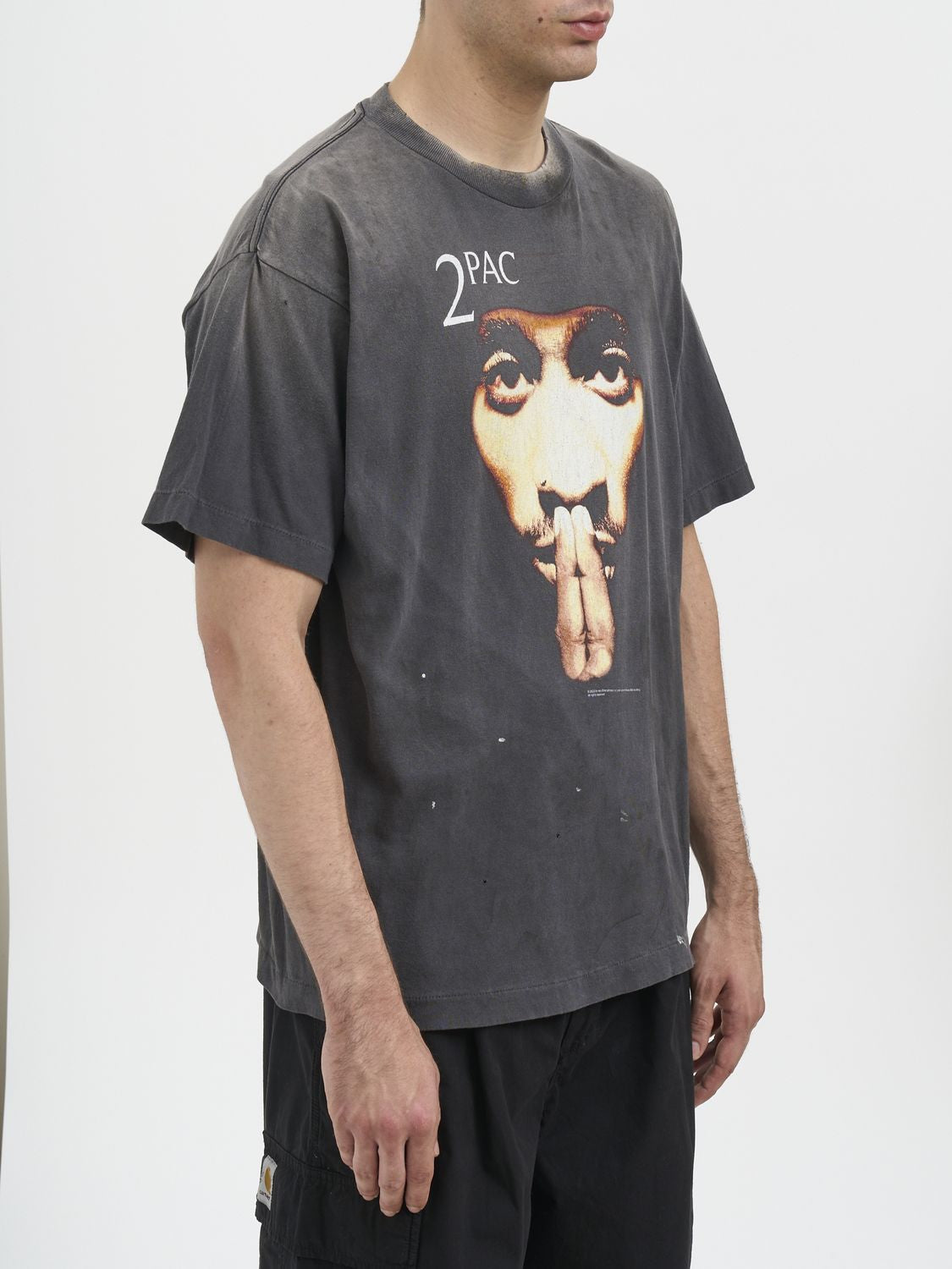 T-SHIRT 2PAC BLACK SAINT MXXXXXX