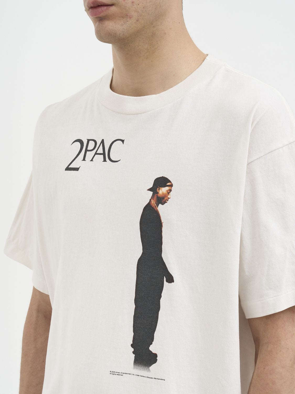 T-SHIRT 2PAC WHITE SAINT MXXXXXX