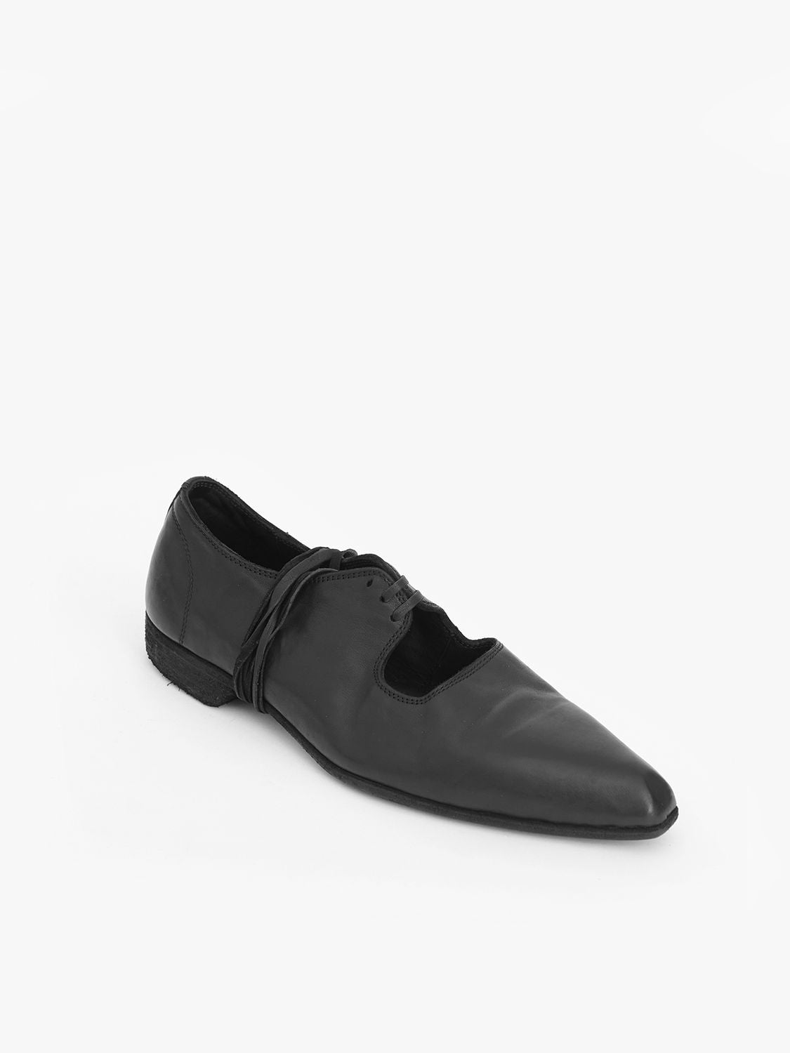 LEATHER LACE-UP SHOE Guidi