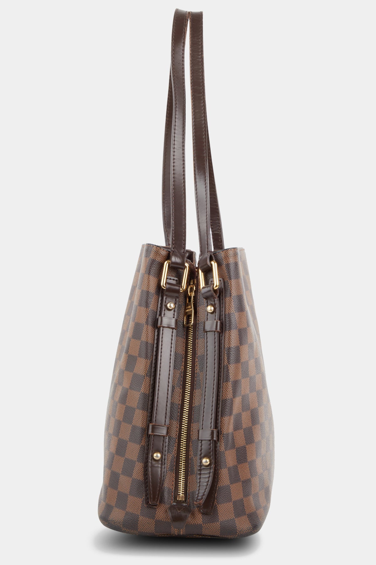 Pre-Owned Louis Vuitton Cabas Rivington Damier Ebene Shoulder Bag -  Pristine Condition 