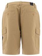 COTTON AND LINEN CARGO SHORTS Vince